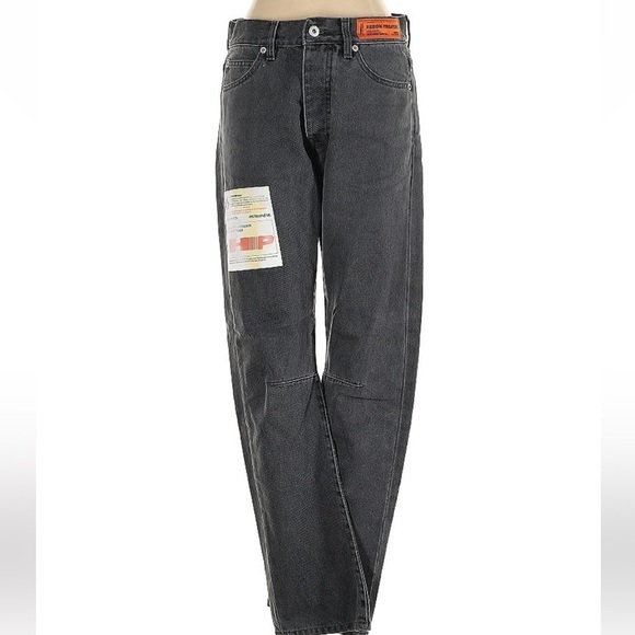 Heron Preston Acid Wash Pence Regular Jeans - Picture 2 of 7